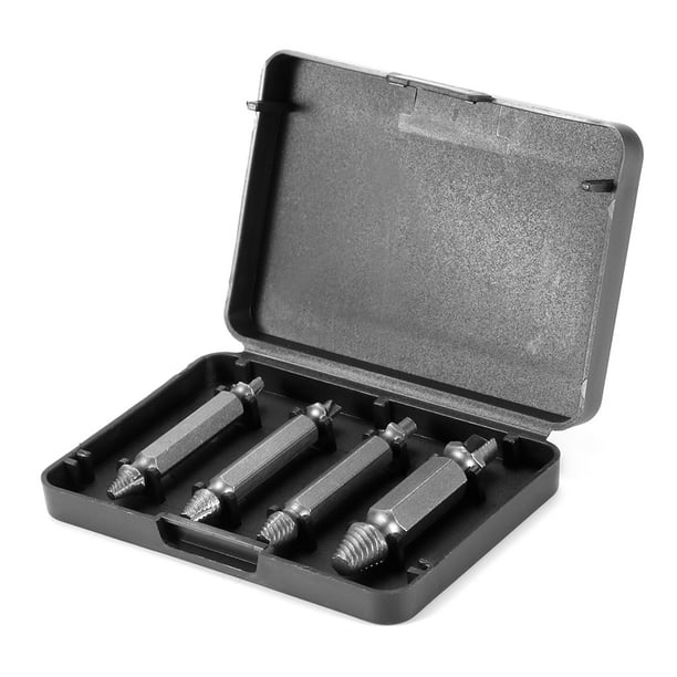 4pcs Damaged Screw Extractor Drill Bits Guide Set Broken Speed Out Easy out Bolt Stud Stripped Screw Remover Tool 4pcs Damaged Screw Extractor Drill Bits Guide Set Broken Speed Out Easy out Bolt Stud Stripped Screw Remover Tool